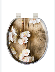 DESENLİ SÜNGERLİ KLOZET KAPAK